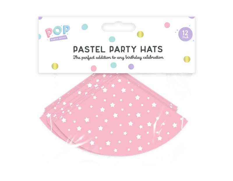 Wholesale Pastel Party Hats 12pk Wholesale Pastel Party Hats 12pk