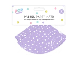 Wholesale Pastel Party Hats 12pk