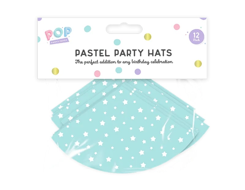 Wholesale Pastel Party Hats 12pk Wholesale Pastel Party Hats 12pk