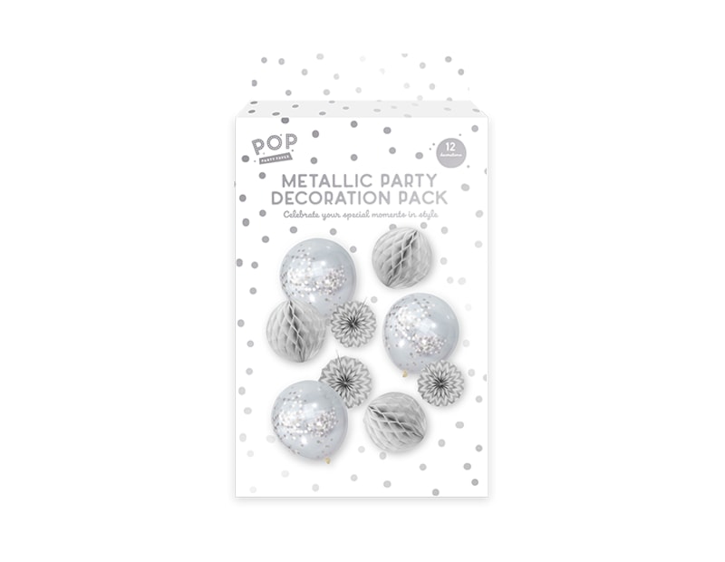 Wholesale Metallic Party Decoration Pack CDU