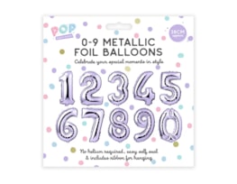 Wholesale 0-9 Pastel Foil Balloons