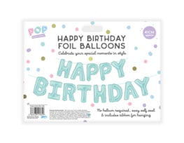 Wholesale Pastel Happy Birthday Foil Balloons Wholesale Pastel Happy Birthday Foil Balloons