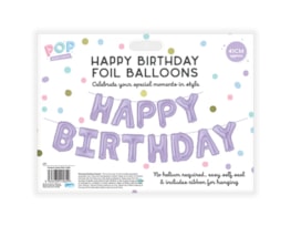 Wholesale Pastel Happy Birthday Foil Balloons Wholesale Pastel Happy Birthday Foil Balloons