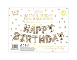 Wholesale Metallic Happy Birthday Foil Balloons Wholesale Metallic Happy Birthday Foil Balloons