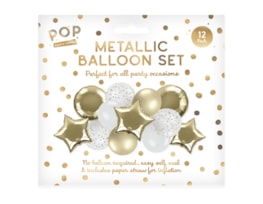 Wholesale Metallic Balloon Set 12pk Wholesale Metallic Balloon Set 12pk