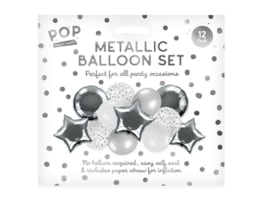Wholesale Metallic Balloon Set 12pk