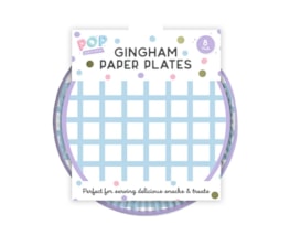 Wholesale Patterned Paper Plates 8pk