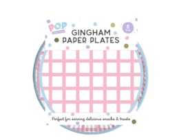Wholesale Patterned Paper Plates 8pk