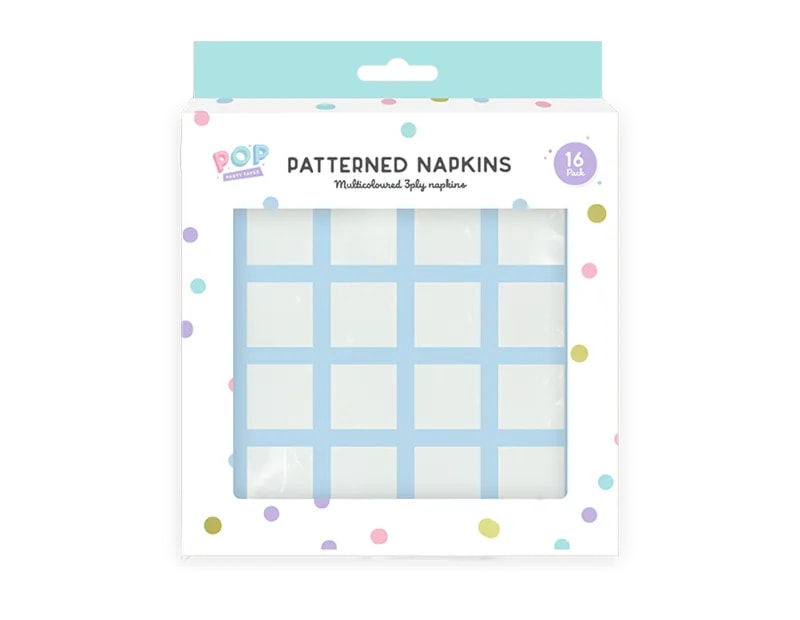 Wholesale Patterned Napkins 16pk