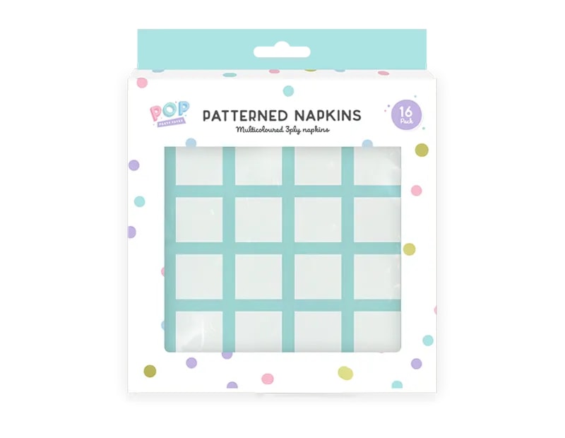 Wholesale Patterned Napkins 16pk