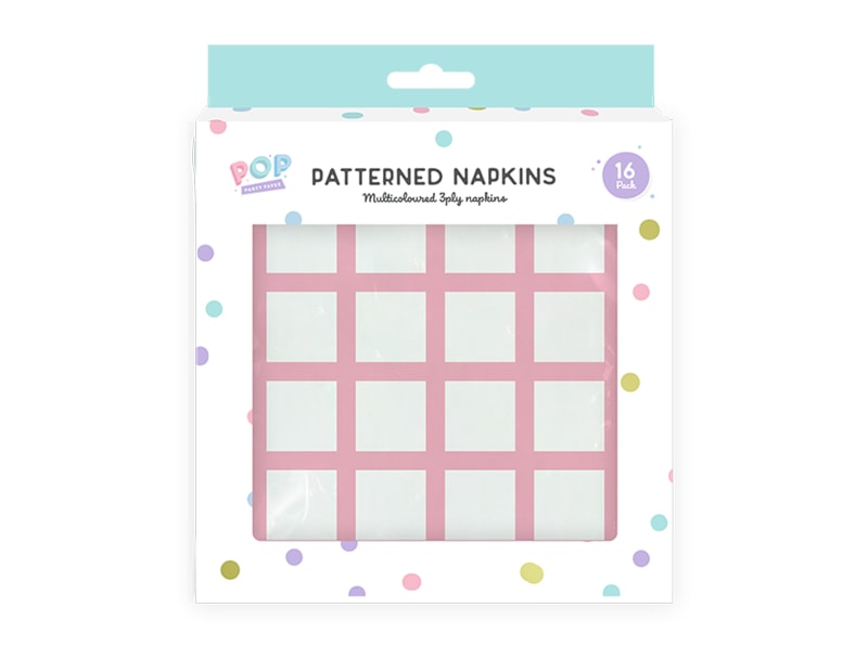 Wholesale Patterned Napkins 16pk Wholesale Patterned Napkins 16pk