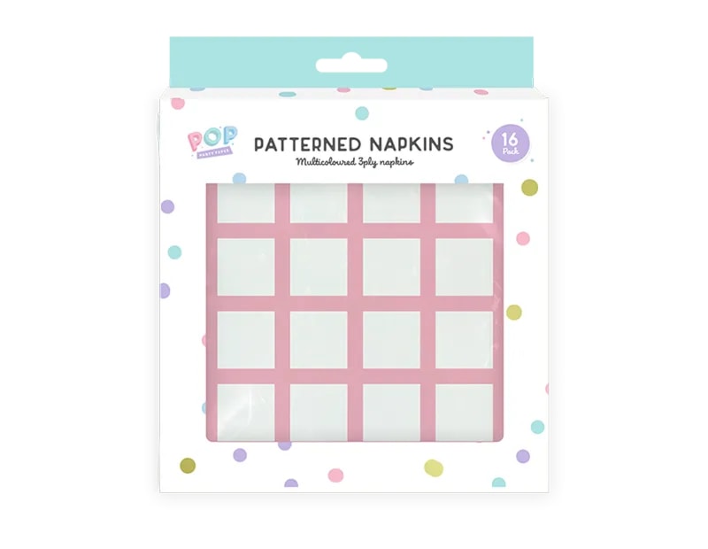 Wholesale Patterned Napkins 16pk Wholesale Patterned Napkins 16pk