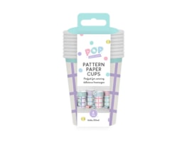 Wholesale Patterned Paper Cups 8pk