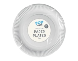 Wholesale White paper plates 18cm 30pk CDU. Wholesale White paper plates 18cm 30pk CDU.