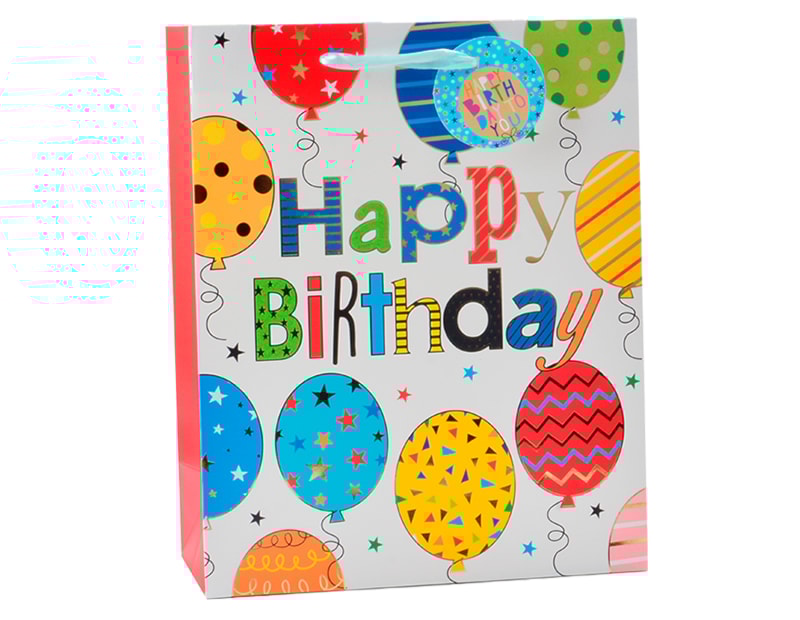 Wholesale Childrens Foiled Medium Gift Bag 26x32x12cm Wholesale Childrens Foiled Medium Gift Bag 26x32x12cm