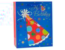 Wholesale Childrens Foiled Large Gift Bag 30x42x12cm