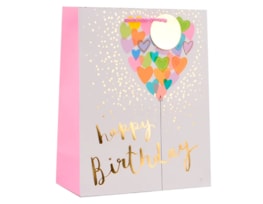 Wholesale Unisex Foiled Birthday Medium Gift Bag Wholesale Unisex Foiled Birthday Medium Gift Bag