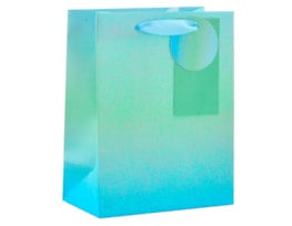 Wholesale Ombre Iridescent Glitter Medium Gift Bag 26x32x12cm Wholesale Ombre Iridescent Glitter Medium Gift Bag 26x32x12cm