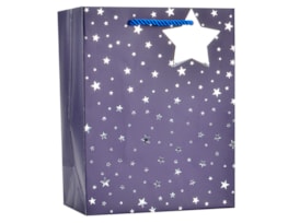 Wholesale Foiled Star Medium Gift Bag 26x32x12cm Wholesale Foiled Star Medium Gift Bag 26x32x12cm