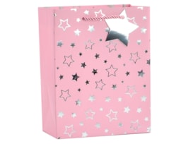 Wholesale Foiled Star Medium Gift Bag 26x32x12cm Wholesale Foiled Star Medium Gift Bag 26x32x12cm