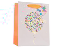 Wholesale Confetti Detail Foiled Medium Gift Bag 26x32x12cm Wholesale Confetti Detail Foiled Medium Gift Bag 26x32x12cm