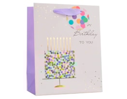 Wholesale Confetti Detail Foiled Medium Gift Bag 26x32x12cm Wholesale Confetti Detail Foiled Medium Gift Bag 26x32x12cm