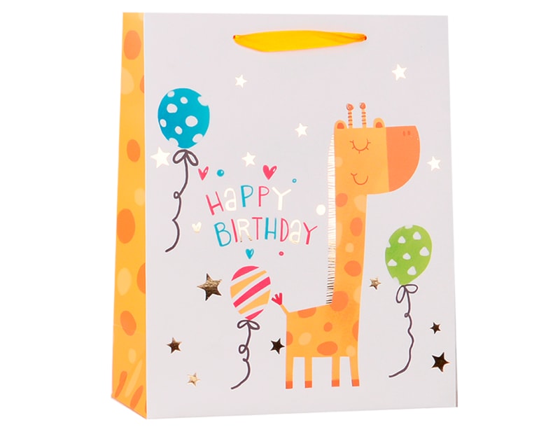Wholesale Childrens Character Foiled Large Gift Bag 30x42x12cm