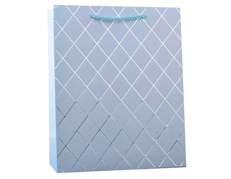Wholesale Pastel Foiled Medium Gift Bag 26x32x12cm