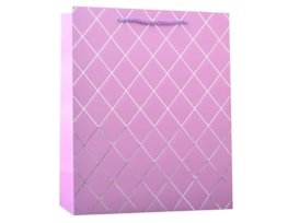 Wholesale Pastel Foiled Medium Gift Bag 26x32x12cm