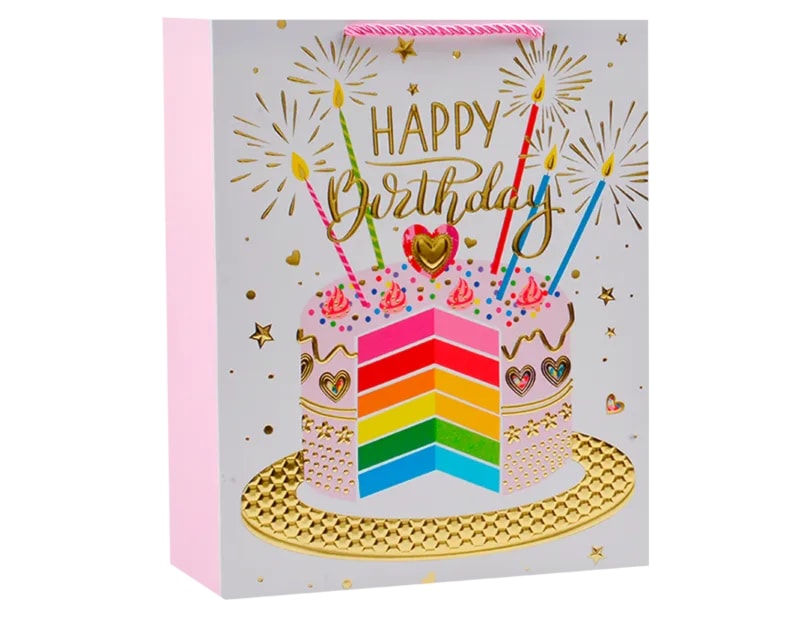 Wholesale Unisex Foiled Medium Gift Bag 26x32x12cm Wholesale Unisex Foiled Medium Gift Bag 26x32x12cm