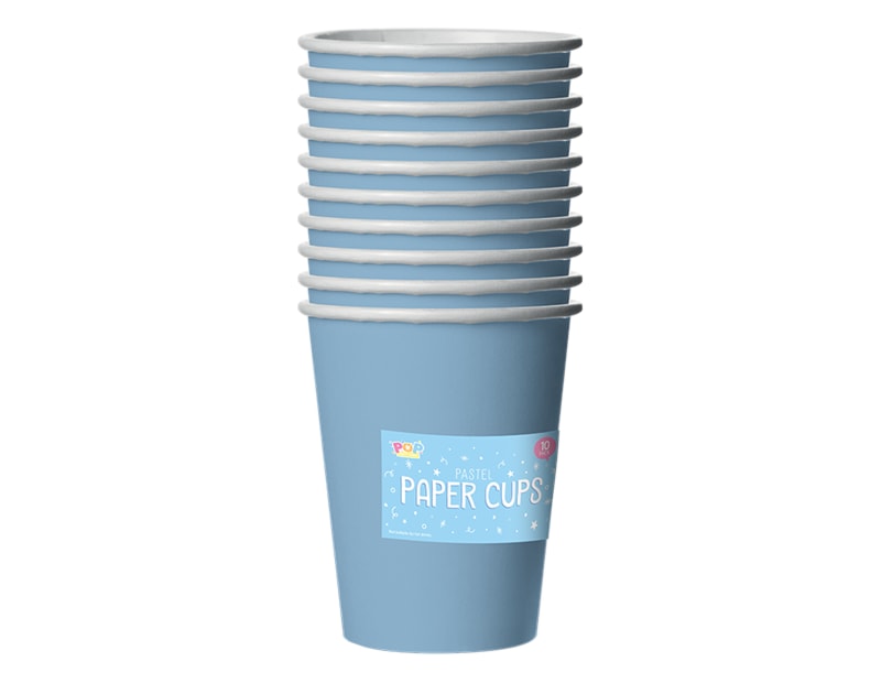 Wholesale Pastel Paper Cups 10pk CDU Wholesale Pastel Paper Cups 10pk CDU