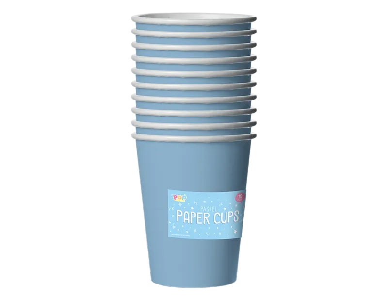 Wholesale Pastel Paper Cups 10pk CDU
