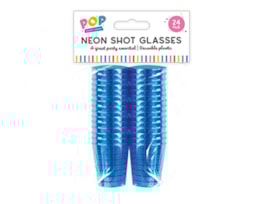 Wholesale Neon Shot Glasses 24pk Wholesale Neon Shot Glasses 24pk