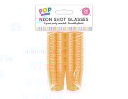 Wholesale Neon Shot Glasses 24pk Wholesale Neon Shot Glasses 24pk