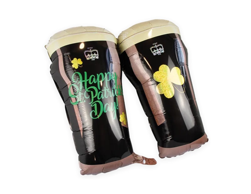 Wholesale St Patricks Day Beer Glasses balloon 28" Wholesale St Patricks Day Beer Glasses balloon 28"