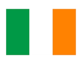 Wholesale Irish Fabric Flag 76 x 50cm