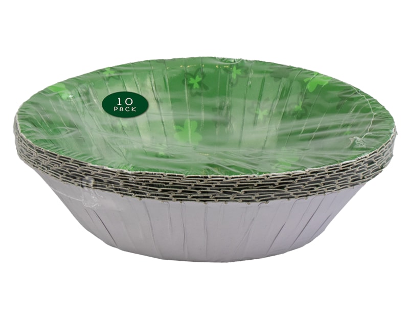 Wholesale St Patricks Day Paper bowls 16.5cm 10pk Wholesale St Patricks Day Paper bowls 16.5cm 10pk