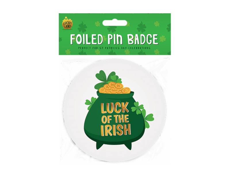 Wholesale St. Patrick's Day Foiled Pin Ba Wholesale St. Patrick's Day Foiled Pin Ba