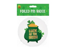 Wholesale St. Patrick's Day Foiled Pin Ba Wholesale St. Patrick's Day Foiled Pin Ba