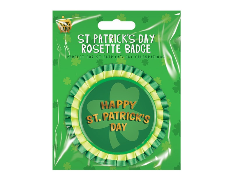 Wholesale St Patricks Day rosette Badge Wholesale St Patricks Day rosette Badge