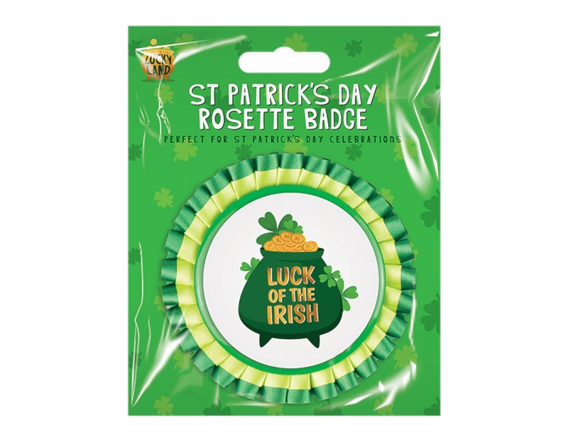 Wholesale St Patricks Day rosette Badge Wholesale St Patricks Day rosette Badge