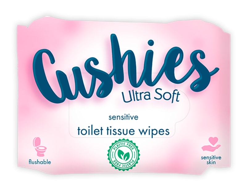 Wholesale Sensitive Toilet Wipes 36pk CDU - Plastic Free Wholesale Sensitive Toilet Wipes 36pk CDU - Plastic Free