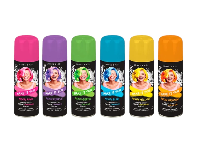 Wholesale Neon Coloured Hairspray CDU Wholesale Neon Coloured Hairspray CDU