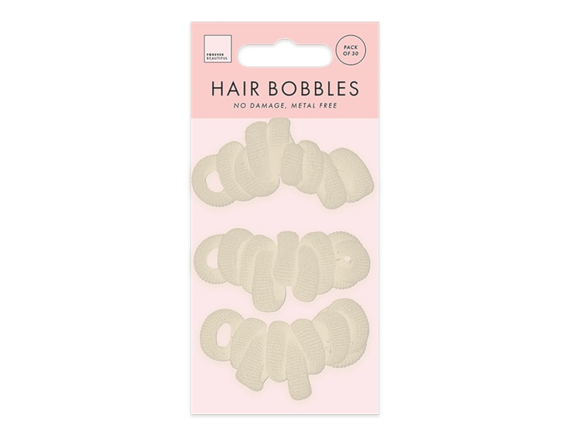 Wholesale Mini Rolled Hair Bobbles 30pk Wholesale Mini Rolled Hair Bobbles 30pk