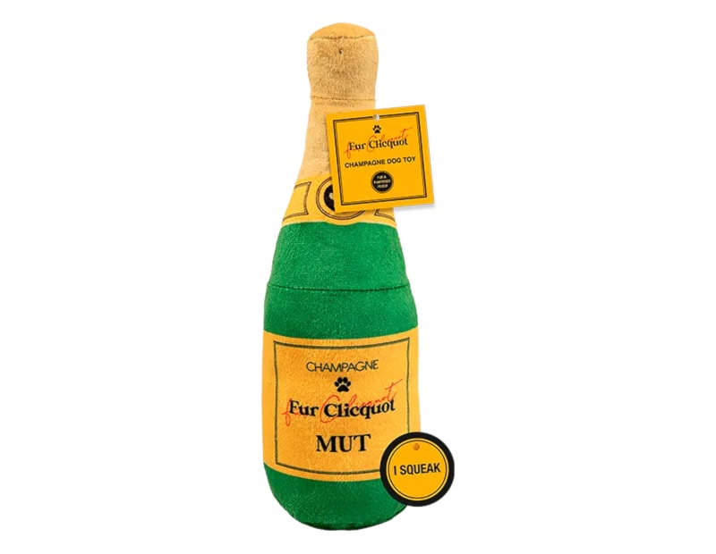Wholesale Luxury Champagne Bottle Dog Toy