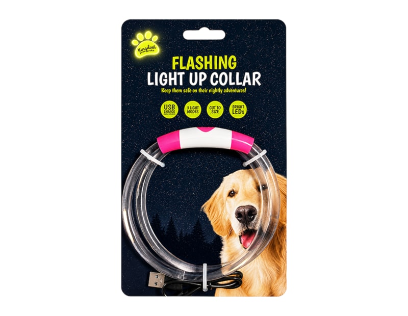 Wholesale Flashing Light Up Collar
