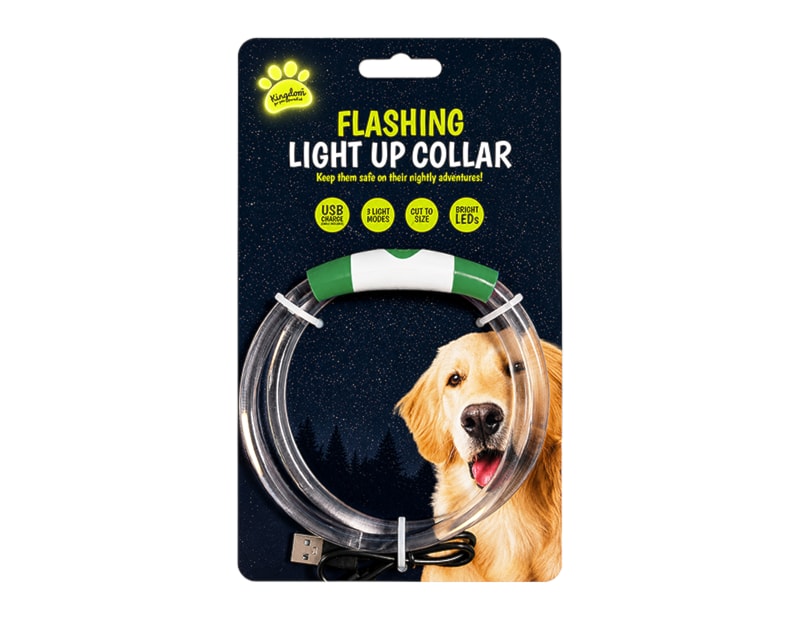 Wholesale Flashing Light Up Collar