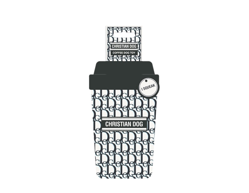 Wholesale Luxury Squeaky Coffee Dog Toy Wholesale Luxury Squeaky Coffee Dog Toy