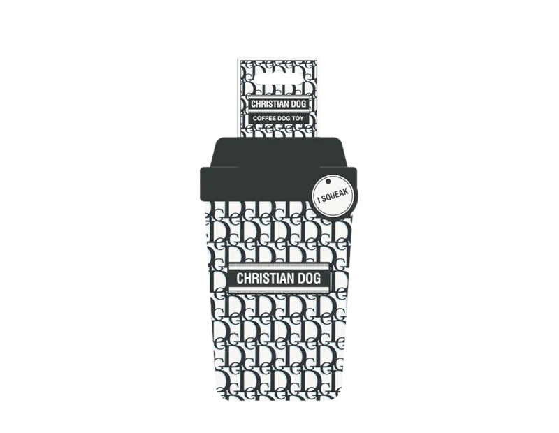 Wholesale Luxury Squeaky Coffee Dog Toy Wholesale Luxury Squeaky Coffee Dog Toy