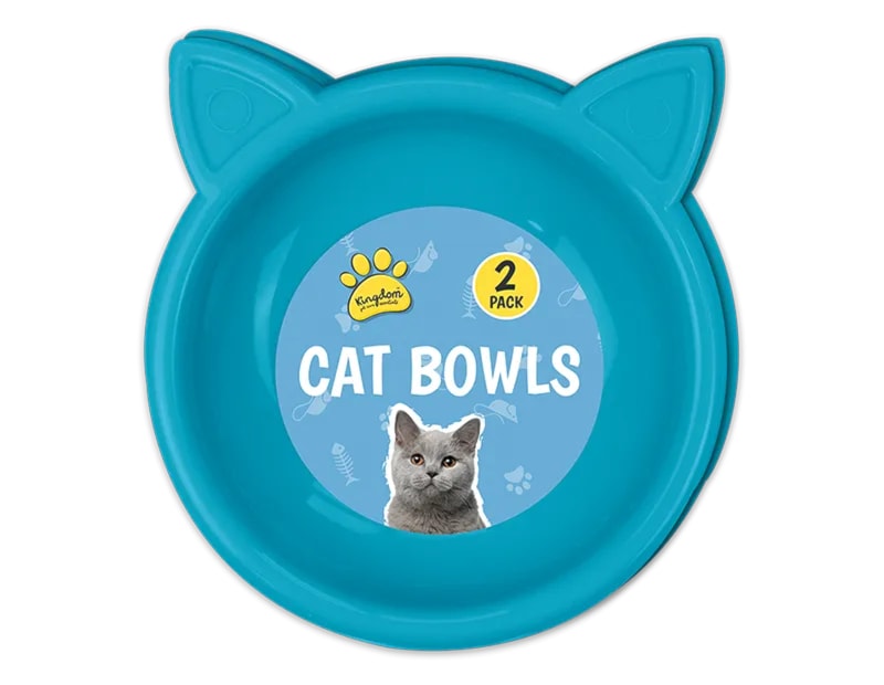 Cat Bowls 2pk - Trend 17cm Cat Bowls 2pk - Trend 17cm